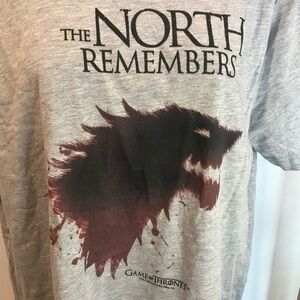 Game of Thrones “THE NORTH REMEMBERS” Size L